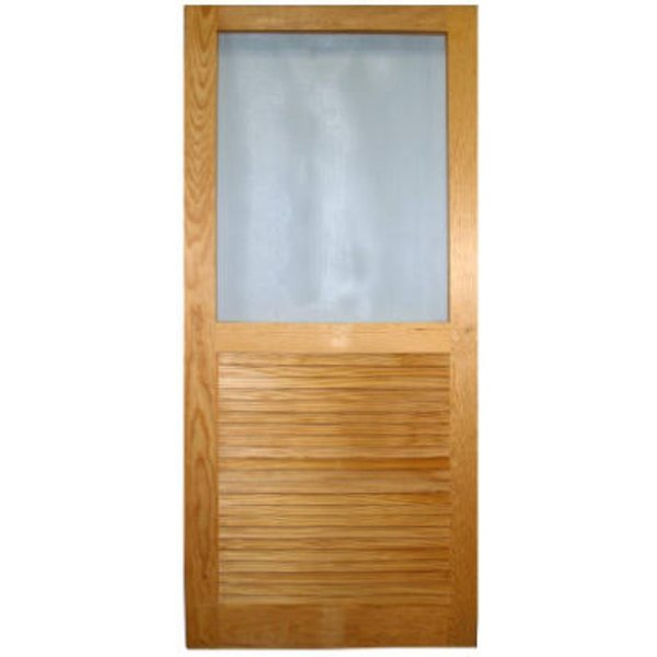 Wood Products Manufacturers 3'X6'8"Louv Wd Scr Door 3068LVR-B